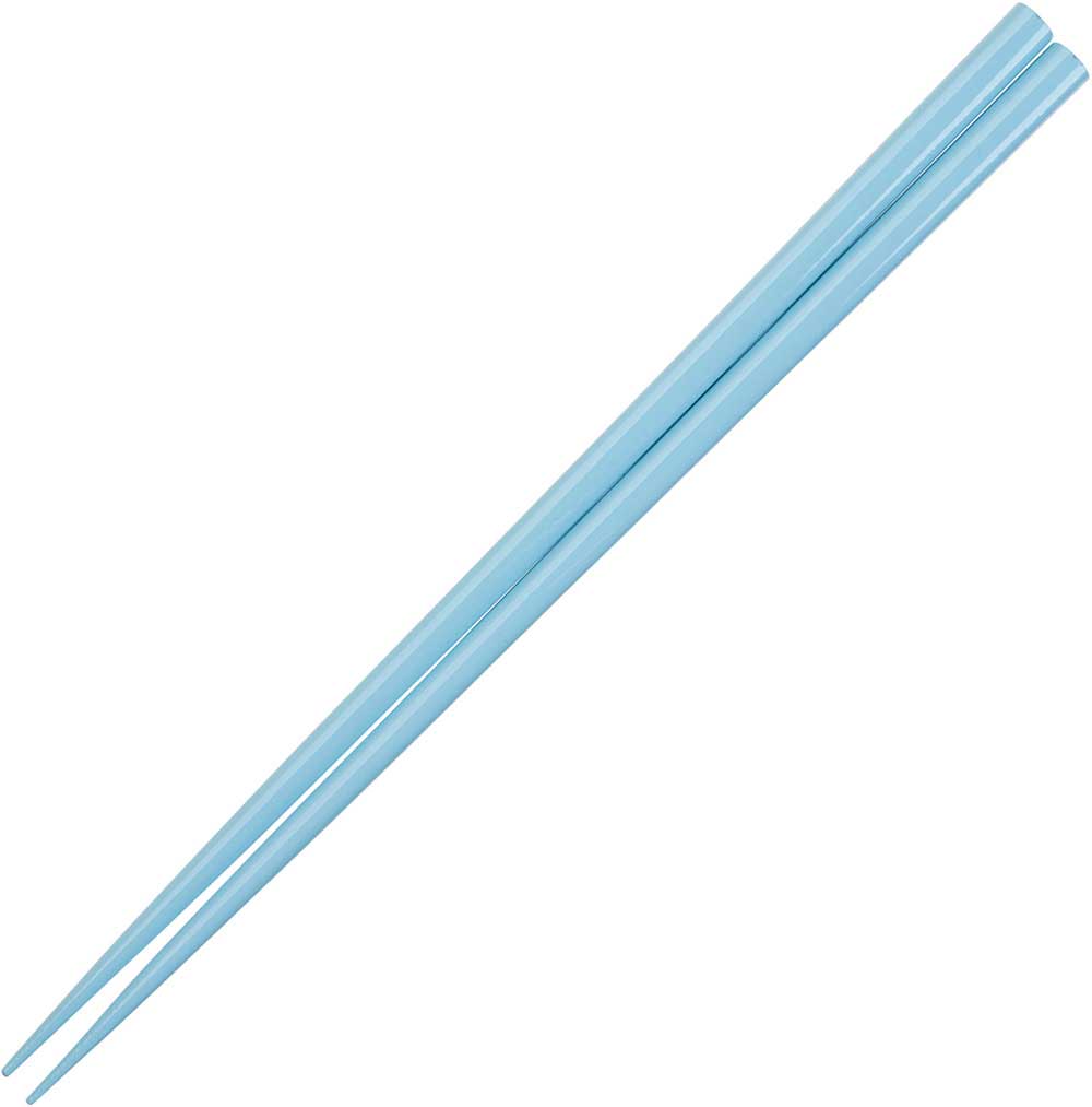 Blue Sky Glossy Painted Japanese Style Chopsticks