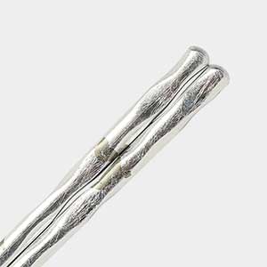 Bo Jin Silver Wakasa Chopsticks