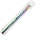 Flat Korean Stainless Steel Chopsticks Iridescent Rainbow - 10206