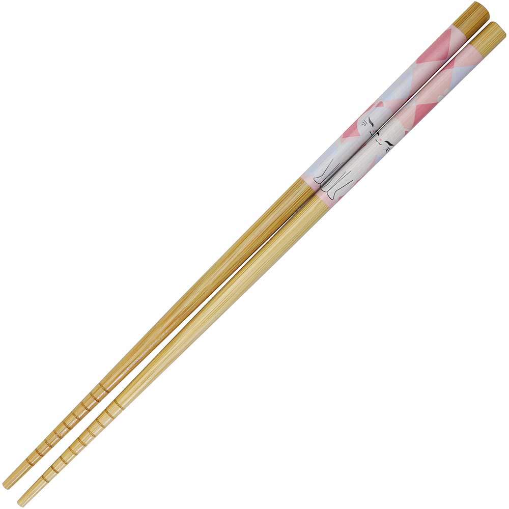 Genki Cats Runa Bamboo Chopsticks