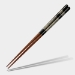 Gold Bands on Black Wakasa Chopsticks