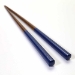 Herringbone Blue Japanese Chopsticks - 80390