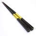 Huangjin Black & Gold Wakasa Chopsticks - 51120
