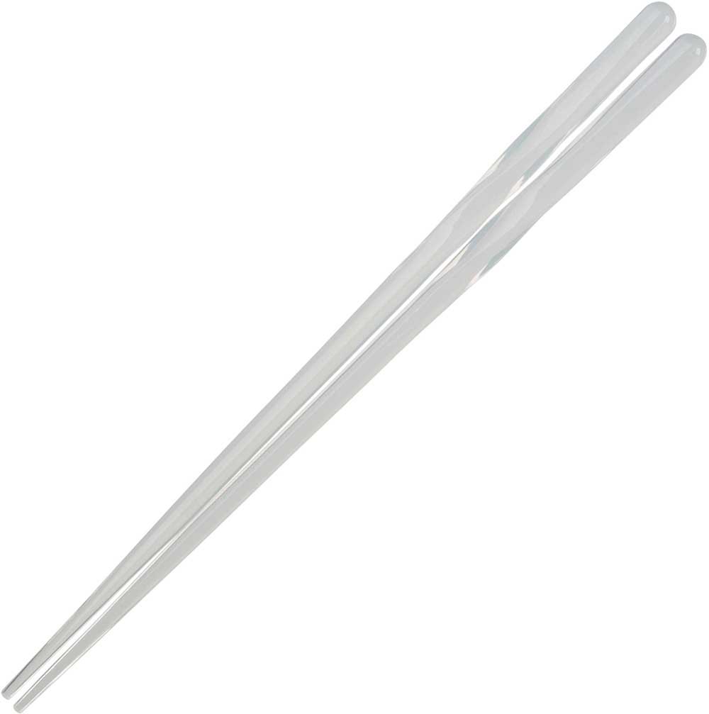 Plastic Clear Spiral Japanese Dishwasher Safe Chopsticks