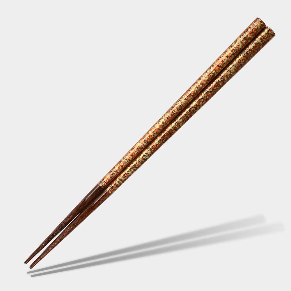 Red and Gold Splatter Chopsticks