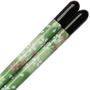 Shibazakura Green Washi Chopsticks