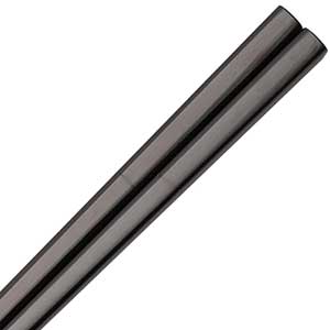 Square Stainless Steel Chopsticks Black Color