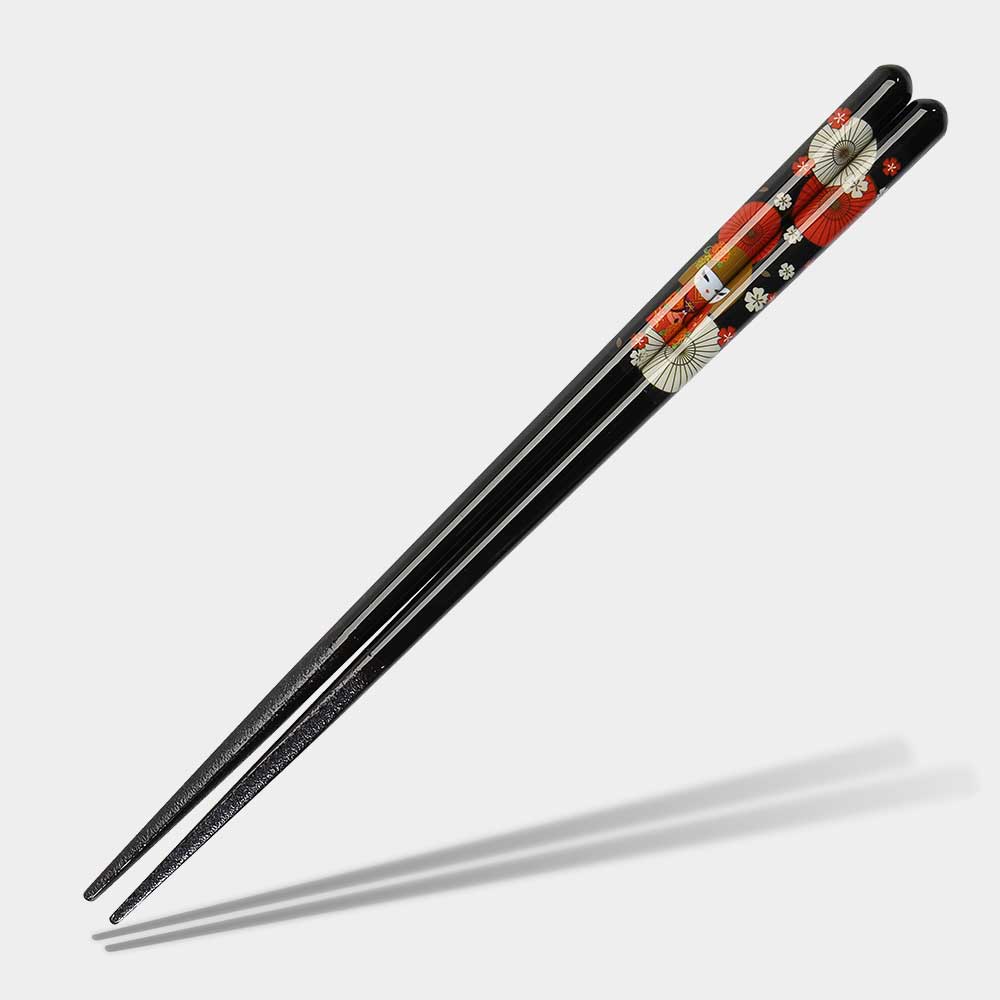 Yume Kokeshi Black Chopsticks