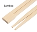 Bamboo Twin Restaurant Chopsticks with Custom Sleeves