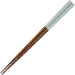 Herringbone Green Japanese Wood Chopsticks