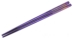 Personalized Square Iridescent Purple Stainless Steel Chopsticks – Custom Engraved - PC10407